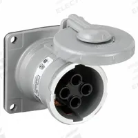 HUBBELL Pin and Sleeve Receptacle: Black, 250V AC, Single Phase, 60 A, 2 Pole, 3 Wire (MPN HBL560RS1W). Key specifications — Brand: HUBBELL.