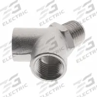 AIGNEP Push-Fit Wye Fitting: 1/2 in Pipe x 1/2 in Pipe x 1/2 in Pipe Size, BSPP x BSPT x FBSPP (MPN 6000-1/2). Key specifications — Brand: AIGNEP.