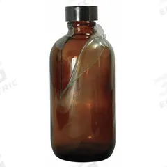 QORPAK Sampling Bottle: 960 mL, Amber, 33-400, Phenolic, 12, PolyCone, Type III (MPN GLC-02274). Key specifications — Body Color: Amber; Pre-Cleaned: None; Body Material: Soda Lime Glass; Brand: QORPAK; Screw Closure Size: 33-400; Graduated: No; USP Specification: Type III; Closure Attached: Attached.