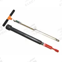 AMS Soil Recovery Probe: Regular, Nickel Plated 4130 Alloy Steel, Threaded, 5/8 in Connection Size (MPN 401.19). Key specifications — Brand: AMS; Product Type: Soil Recovery Probe; Probe Type: Regular; Connection Type: Threaded; Material: Nickel Plated 4130 Alloy Steel; Includes: 10 in Cross Handle.