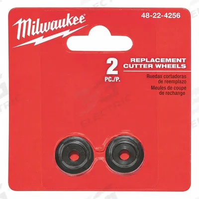 MILWAUKEE Tube Cutter Wheel: Cuts Copper, For Grainger No. 366X75/366Y46, 2 Blades Included - Wheels for Pipe, Tubing & Conduit Cutters