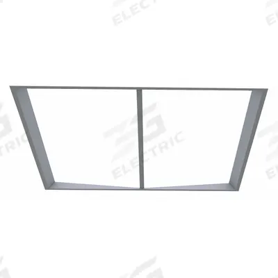 COLUMBIA LIGHTING Recessed Troffer: 2 ft Lg, 2 ft Wd, 3,276 lm, 3500K, 24 W - 2 ft. x 2 ft. LED Center-Basket Troffers