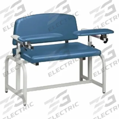 MARKETLAB Blood Draw Chair: 700 lb Load Capacity, 36 in H x 29 in D x 46 in W Chair Size - Bariatric Blood Draw Chairs