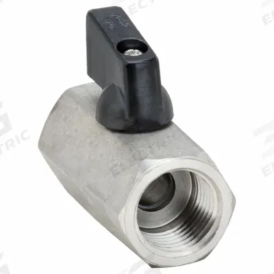 APPROVED VENDOR Manual Two-Way Ball Valve: 1/2 in Nominal Valve Size, 316 Stainless Steel - Mini Stainless Steel Ball Valves