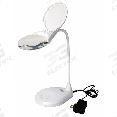 INSIZE Table Magnifier: 1.75X, 125mm Lens Dia - Loupes