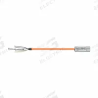 READYCABLE Servo Cable: Basic Cable, 80 ft Lg, For Allen-Bradley, Similar To 2090-CSBM1DG-14AF, PVC (MPN MAT9751719-80). Key specifications — Cable Jacket Color: Orange; Conductor Configuration: (4xAWG16 (1.5))+(2xAWG18 (0.75))+(1PRxAWG22 (0.34)); Brand: READYCABLE; Cable Jacket Material: PVC.
