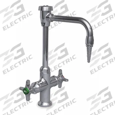WATERSAVER FAUCET COMPANY Laboratory Faucet: Faucet, Single-Post, 2 Handles, Cross - Single-Post Laboratory Faucets