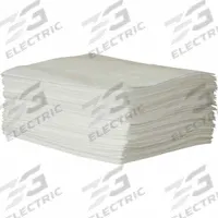BRADY SPC ABSORBENTS Sorbent Pad: 1 gal Volume Absorbed Per Pad, Polypropylene, White, Bale, 50 PK (MPN ENV50). Key specifications — Brand: BRADY SPC ABSORBENTS; Material: Polypropylene.