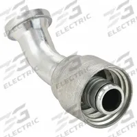 AEROQUIP Hydraulic Crimp Fitting: Steel x Steel, 45° Elbow, -8 For Hose Dash Size, Male x Genderless (MPN 4S8FLA8). Key specifications — Fitting Gender: Male x Genderless; Fitting Connection Type: Flange x Crimp; For Hose Dash Size: -8; Brand: AEROQUIP.