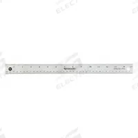 WESTCOTT Ruler: 10416, 15 in, 0.05 in Thick, 1/16 in, Clear, Black, Flex, Etched Graduation Mark. Key specifications — attr939978: 1/16 in; attr934745: WESTCOTT; attr944509: Clear; attr939993: Decimal; attr986193: Etched.