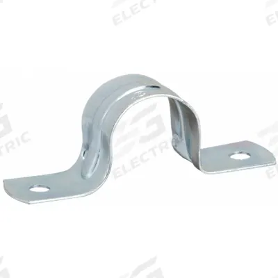 RACO Conduit & Pipe Strap Clamp, Two-Hole: 1 in Trade Size, Steel - Surface Mount Clamps for Conduit & Pipe