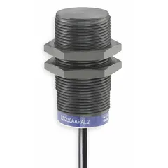 TELEMECANIQUE SENSORS Inductive Cylindrical Proximity Sensor: Built-in Connector, Unshielded, NPN (MPN XS230AANAM12). Key specifications — Brand: TELEMECANIQUE SENSORS; AC Supply Voltage Rating: Not Rated; DC Supply Voltage Rating: 12-48V DC.