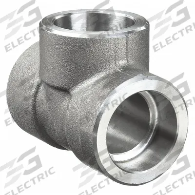 APPROVED VENDOR Metal Pipe Tee: Tee, Carbon Steel, 2 in x 2 in x 2 in - Socket-Weld Extreme-Pressure Pipe Fittings