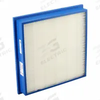 MICROSHIELD Minipleat Air Filter: 24 in x 24 in x 4 in, Synthetic, Plastic, Single Header, MERV 15 (MPN MP4H15P-2424). Key specifications — Brand: MICROSHIELD; Frame or Header Material: Plastic; Media Material: Synthetic.