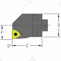ULTRA-DEX USA Indexable Thread Cutting Unit Head (MPN 912-000-002)