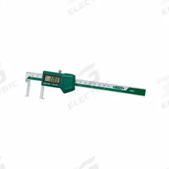 INSIZE Digital Caliper: 22 mm to 150 mm, +/-0.0015in/+/-0.04mm Accuracy, Groove Edge, IP67 (MPN 1120-150P). Key specifications — attr1184461: +/-0.04mm; attr1184462: 0.0005 in/0.01 mm; attr1184472: Groove Edge; attr1184496: INSIZE.
