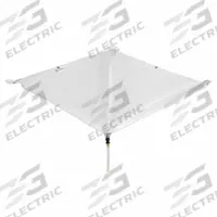 PIG Leak Diverter Tarp: 5 ft Lg, 5 ft Wd, Magnetic Corners Leak Diverter Mounting, Polyester/PVC (MPN TLS1999-WH). Key specifications — Diverter Material: PVC; Diverter Color: White; Leak Diverter Mounting Style: Magnetic Corners; Brand: PIG.
