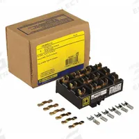 SQUARE D Replacement Contact Kit: 12 Contacts Included, 8965RO10 Reversing Hoist Contactors (MPN 9998RA14). Key specifications — Compatible with Series: 8965RO10 Reversing Hoist Contactors; Brand: SQUARE D.