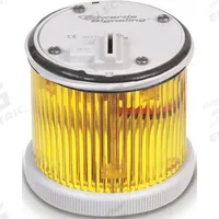 EDWARDS SIGNALING Tower Light Module: Steady, 240V AC, Yellow, 70 mm Overall Dia, 200 Class (MPN 270LEDSY240A). Key specifications — Brand: EDWARDS SIGNALING; Compatible with Series: 200 Class; Lens Color: Yellow; Operating Voltage: 240V AC; Manufacturer Part Number: 270LEDSY240A.