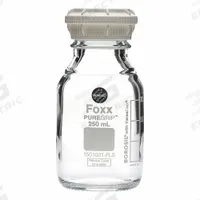 FOXX LIFE SCIENCES Glass Media, BOD, & Specialty Lab Bottles - Glass Lab Media Bottles: 500 mL, GL45 (MPN 1501024-FLS). Key specifications — Closure Type: Screw-On; Mouth Size: Wide; Screw Closure Size: GL45; Brand: FOXX LIFE SCIENCES; Body Color: Colorless.