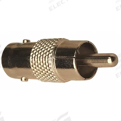 VITEK Audio/Video Adapter: (1) BNC Female x (1) RCA Male Adapter, Max. 1,000 MHz - Coaxial Splitters & Adapters for Data, Audio & Video