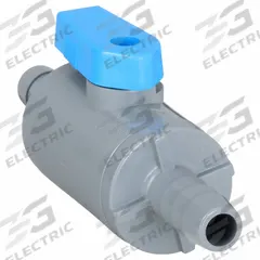 APPROVED VENDOR Manual Two-Way Ball Valve: 3/8 in, PVC, Straight, Barb x Barb, Full Port Ball Port (MPN PVC 638-6B6B-F). Key specifications — attr1008170: APPROVED VENDOR.