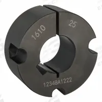 APPROVED VENDOR Taper Lock Bushing: 1610, 25 mm Bore Dia, 1 in Overall Lg, 2.25 in Overall Dia, 8° (MPN 1610X25MM). Key specifications — Brand: APPROVED VENDOR; Taper: 8°.