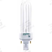 LEDVANCE/ SYLVANIA Compact Fluorescent Bulb: 2-Pin (G24d-2), T4, Fluorescent, 3500K, 18 W Watt (MPN CF18DD/835/ECO). Key specifications — Brand: LEDVANCE/ SYLVANIA; Bulb Designation: CF18DD/835/ECO; Dimmable: Yes; Color Temperature: 3500K.