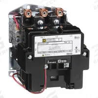 SQUARE D NEMA Magnetic Contactor: Non-Reversing, 3 Poles, NEMA Size 3, 90 A, 120V AC (MPN 8502SEO2V02S). Key specifications — Brand: SQUARE D.