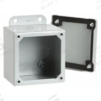HOFFMAN Enclosure: Steel, 6 in x 4 in x 3 in, NEMA 12/13, Solid Cover, Screw On (MPN A604SC). Key specifications — Brand: HOFFMAN; Closure Method: Screws; Knockouts: Not Included.