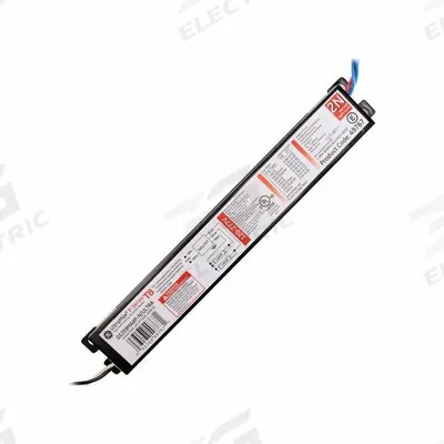 GE LAMPS Fluorescent Ballast: 120 to 277V AC, 1/2 Lamps Supported - Instant Start Electronic Fluorescent Ballasts