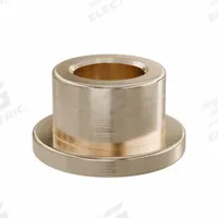 Flanged Sleeve Bearing: Bronze, SAE 841, 5 mm Bore, 8 mm OD, 6 mm Lg, -35°F to 300°F, 10 PK (MPN FFM0508-06B). Key specifications — System of Measurement: Metric; Material Grade: SAE 841; Flange Type: Flanged; Brand: OILITE.