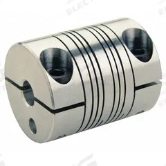 RULAND MANUFACTURING Motion Control Coupling: 3° Angular Misalignment, 7 mm Bore Dia 1, Aluminum, 1 (MPN PCMR22-7-6-A). Key specifications — attr673559: Yes; attr673552: Round; attr673601: Metric; attr673553: RULAND MANUFACTURING; attr920803: Different Bore Dimensions.