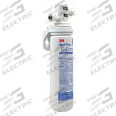 3M Water Filtration System: 0.5 micron Micron Rating, 750 gal Service Life - Gallons, White (MPN 04-99535). Key specifications — Filter Media: Activated Carbon; Reduces: Particulates.