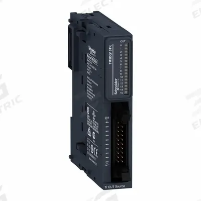 SCHNEIDER ELECTRIC Discrete Output Module: (16) Transistor Out (MPN TM3DQ16TK) - Modules for Schneider Controllers