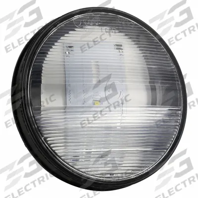 GROTE Back-Up Light: LED, Backup/Reverse Light, Clear, Round, 4 5/16 in Overall Dia - Backup/Reverse Lights