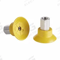 SCHMALZ Vacuum Pad Assembly: G1/8 in, 28.2 mm Pad Dia, NBR-ESD, 55 A, Yellow, 25.2 mm Pad Ht (MPN 10.01.01.14128). Key specifications — attr1019168: 55 A; attr1019165: 10.01.01.14128; attr1019167: SCHMALZ; attr1019180: Yellow.