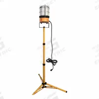 APPROVED VENDOR Tripod Job Site Light: 20,000 lm Max Brightness, LED, 1, 1 Brightness Levels, Yellow (MPN 820DC9). Key specifications — Frame Color: Yellow; Lighting Technology: LED; Operating Voltage: 120V AC; Brand: APPROVED VENDOR; No. of Brightness Levels: 1.