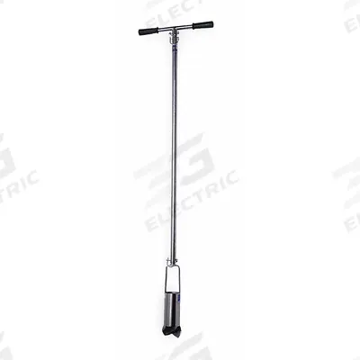 AMS Telescoping Mud Auger Kit: 2 3/4 in Overall Dia, 5 1/4 ft Overall Lg, Steel - Soil Auger Kits