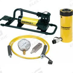 ENERPAC Ram and Pump Set: 30 ton Cylinder Nominal Capacity, 2 1/2 in Cylinder Stroke, P392FP (MPN SCH302FP). Key specifications — attr96781: GF813P; attr96779: Mfr. No. RCh302; attr96780: P392FP; attr98877: ENERPAC.