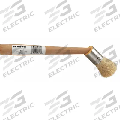 KEN-TOOL Euro Style Lube Brush: Euro Style Lube Brush, Wood, 11 in Overall Lg - Tire Lubrication Tools