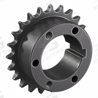 TSUBAKI Sprocket: For 40 Chain, 23 Teeth, 3.672 in Pitch Dia, 3.938 in Outside Dia, Steel (MPN 40P23). Key specifications — Brand: TSUBAKI; Required Bushing Series: P1.