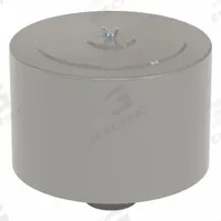 SOLBERG Filter Silencer: 6 in Inlet Size, 1,100 scfm, 15 in Overall Ht, 16 in Outside Dia, Paper (MPN FS-274P-600). Key specifications — attr60071: FS-274P-600; attr60074: SOLBERG.