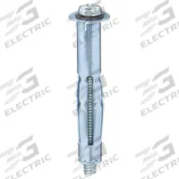 Wall Anchor: 1/4 in Dia, 3 in Overall Lg, 1/4" Thread Size, Steel, Plain, Steel, Plain, 50 PK (MPN U30537.025.0300). Key specifications — Compatible Material: Drywall; System of Measurement: Inch; Brand: APPROVED VENDOR; Finish Type: Plain.