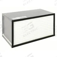 GRAINGER HEPA Air Filter: 24 in x 12 in x 12 in, 99.99% Filter Efficiency, Downstream Face (MPN 911TJ4). Key specifications — Brand: GRAINGER; Frame or Header Material: Galvanized Steel.