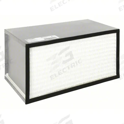 GRAINGER Air Filter: 24 in x 12 in x 12 in, 99.99% Filter Efficiency - 99.99% HEPA Air Filters