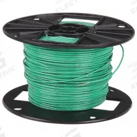 Building Wire: Copper, 18 AWG, 1 Conductors, Solid, Green, 500 ft Lg, TFFN (MPN 26981106). Key specifications — Voltage: 600 V; Brand: SOUTHWIRE.