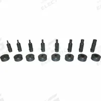 METALPRO Punch and Die Set: MP4000FS/MP4500FS/MP5000FS, 40 lb_45 lb_50 lb Compatible Ironworker Size (MPN mp4146). Key specifications — attr67451: MP5000FS; attr67489: Round; attr67447: mp4146; attr67456: MP4000FS; attr67443: METALPRO; attr67472: 9/32 in, 11/32 in, 13/32 in, 15/32 in, 17/32 in, 21/32 in, 25/32 in and 29/32 in Round Punch Die Set.