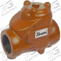 SHARPE Check Valve: Swing, 2-Way, Inline Valve Body, 1 in Pipe Size, FNPSM x FNPSM, Ductile Iron (MPN 4353013920). Key specifications — Brand: SHARPE.