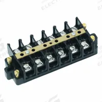 IDEAL Shorting Terminal Strip: 6 Poles, 22 AWG – 6 AWG For Wire Sizes, 60 A Max Current (MPN 89-507). Key specifications — Brand: IDEAL; For Maximum Wire Size: 6 AWG; For Minimum Wire Size: 22 AWG; Cover Included: No; Includes Shorting Strap: Yes.